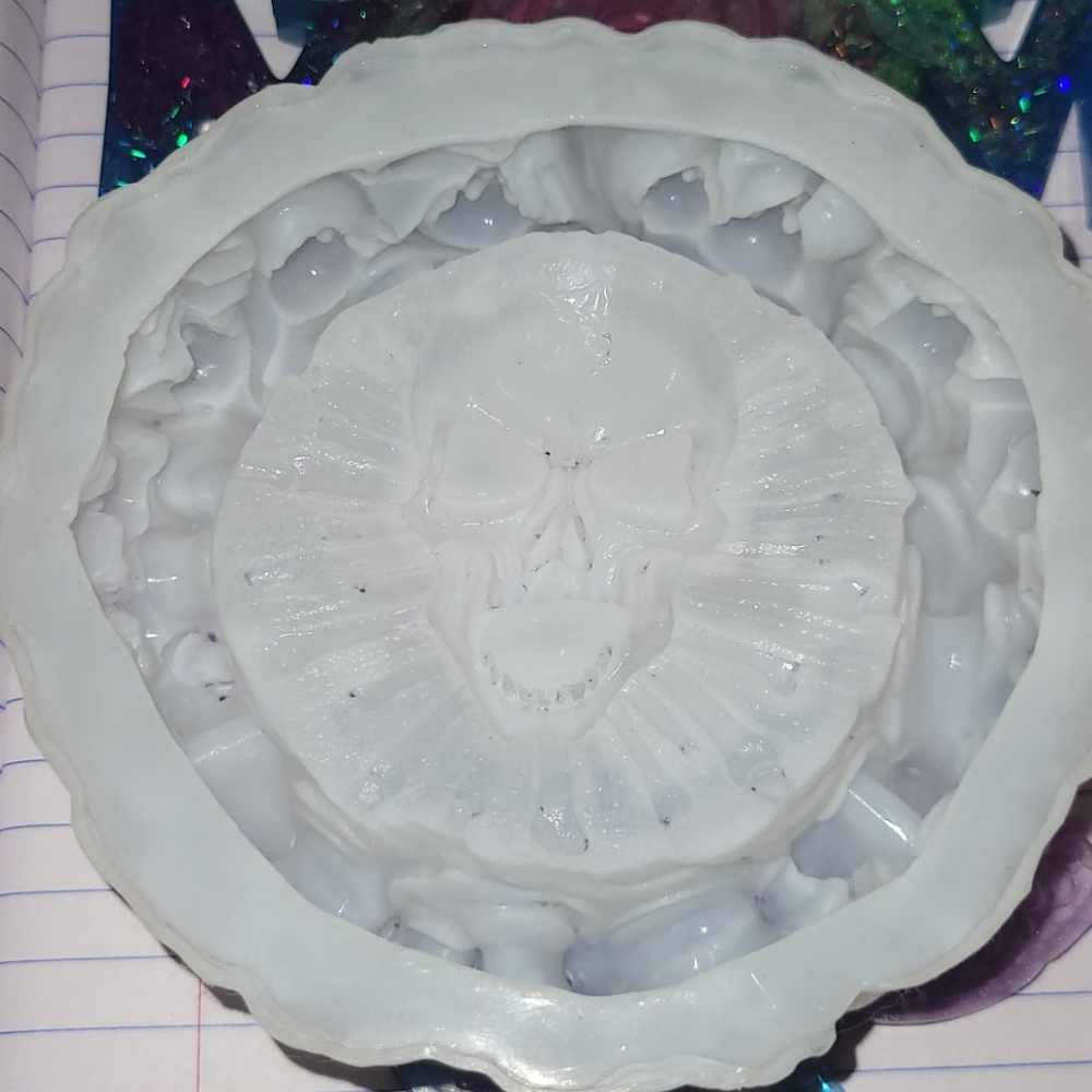 Skull resin mold- actual molds are not for sale